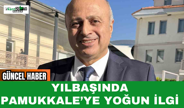 Yılbaşında Pamukkale’ye Yoğun İlgi