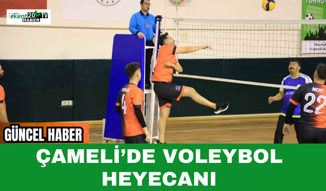 Çameli’de Voleybol Heyecanı