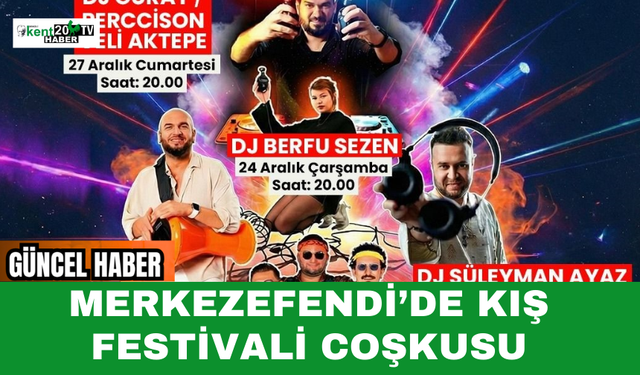 Merkezefendi’de Kış Festivali Coşkusu