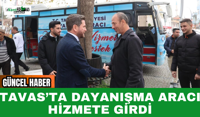 Tavas’ta Dayanışma Aracı Hizmete Girdi