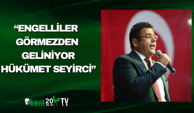 “Engelliler Görmezden Geliniyor, Hükümet Seyirci”