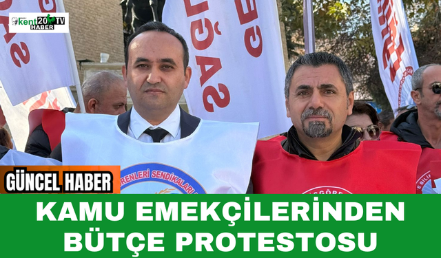 Kamu Emekçilerinden Bütçe Protestosu