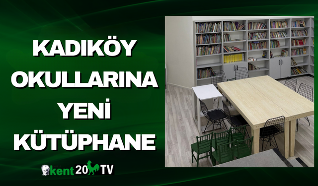 Kadıköy Okullarına Yeni Kütüphane