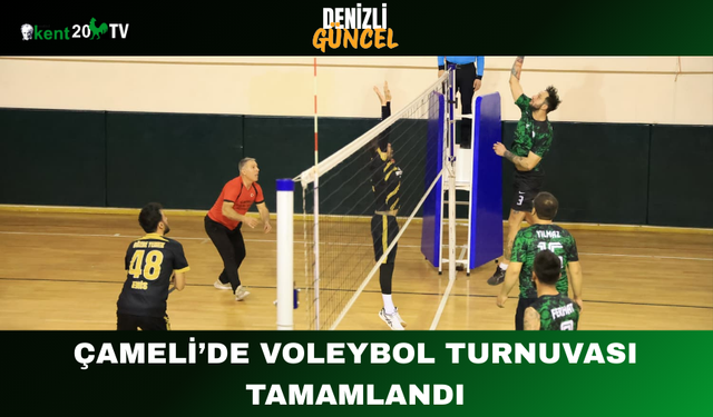 Çameli’de Voleybol Turnuvası Tamamlandı