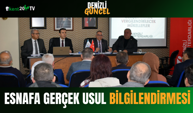 Esnafa Gerçek Usul Bilgilendirmesi