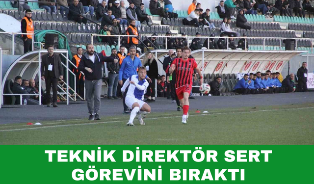 Teknik Direktör Sert Görevini Bıraktı