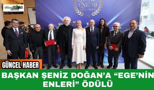 Başkan Şeniz Doğan’a “Ege’nin Enleri” Ödülü