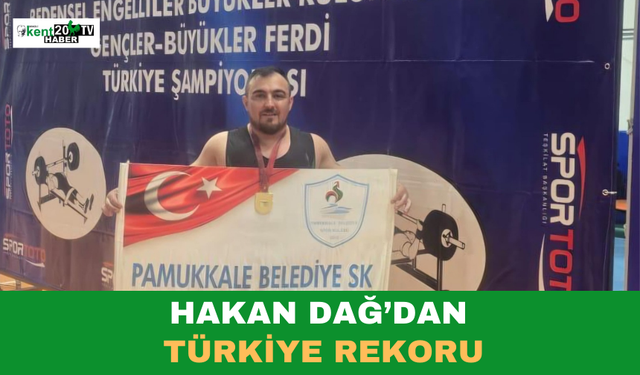 Hakan Dağ’dan Türkiye Rekoru