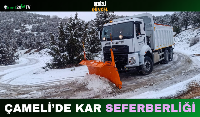 Çameli’de Kar Seferberliği