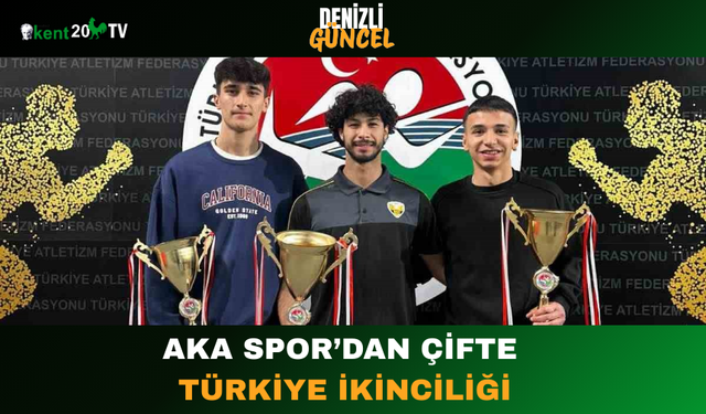 Aka Spor’dan Çifte Türkiye İkinciliği