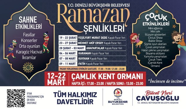 T.C. DENİZLİ BÜYÜKŞEHİR BELEDİYESİ RAMAZAN ŞENLİKLERİ
