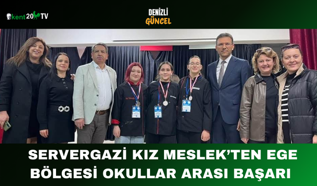 Servergazi Kız Meslek’ten Ege Bölgesi Okullar Arası Başarı