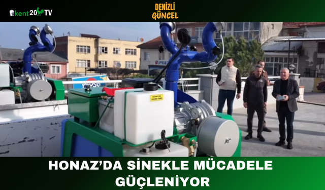 Honaz’da Sinekle Mücadele Güçleniyor