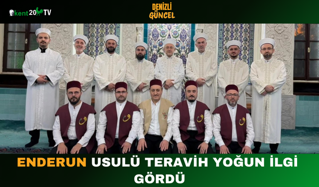 Enderun Usulü Teravih Yoğun İlgi Gördü