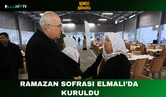 Ramazan Sofrası Elmalı’da Kuruldu