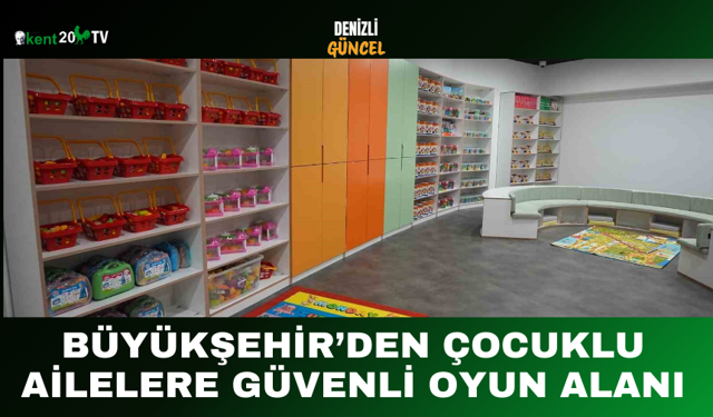 Büyükşehir’den Çocuklu Ailelere Güvenli Oyun Alanı
