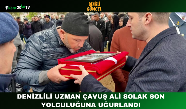 Denizlili Uzman Çavuş Ali Solak Son Yolculuğuna Uğurlandı