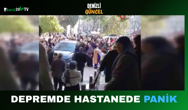 Depremde Hastanede Panik