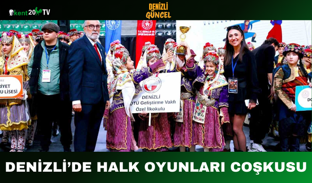 Denizli’de Halk Oyunları Coşkusu