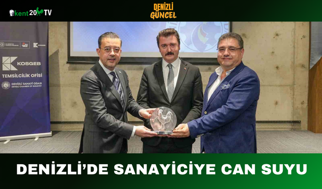 Denizli’de Sanayiciye Can Suyu