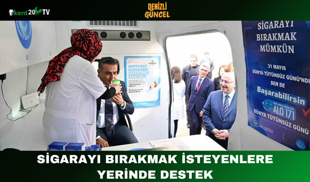 Sigarayı Bırakmak İsteyenlere Yerinde Destek