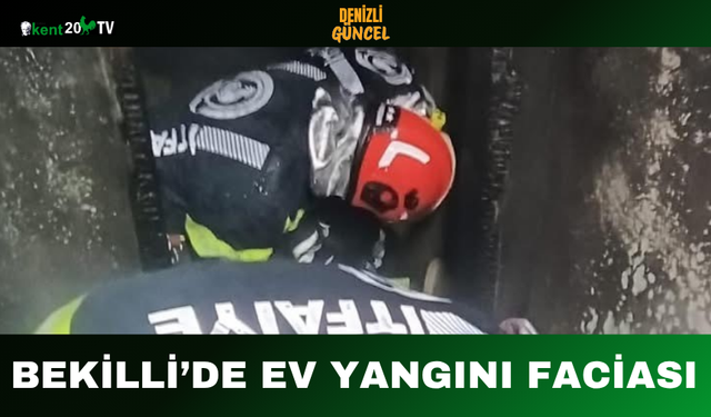 Bekilli’de Ev Yangını Faciası
