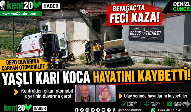 YAŞLI KARI KOCA HAYATINI KAYBETTİ