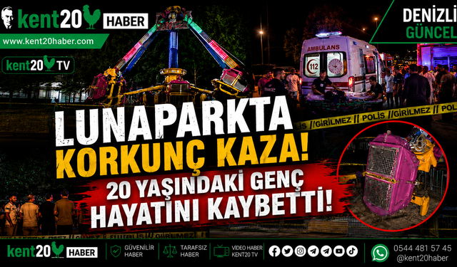 LUNAPARK'TA KORKUNÇ KAZA