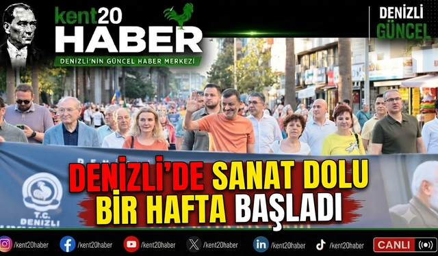 Denizli'de Sanat Dolu Bir Hafta Başladı
