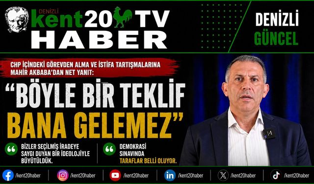 “Böyle Bir Teklif Bana Gelemez”