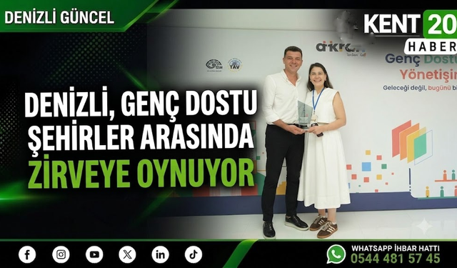 Denizli, Genç Dostu Şehirler Arasında Zirveye Oynuyor