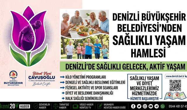Denizli Büyükşehir Belediyesi’nden Sağlıklı Yaşam Hamlesi