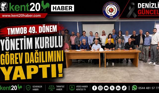 TMMOB’DE 49. DÖNEM RESMEN BAŞLADI