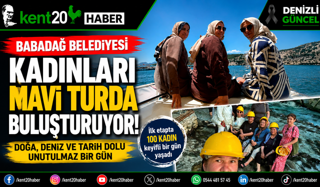 Babadağlı Kadınlara Mavi Tur Hediyesi