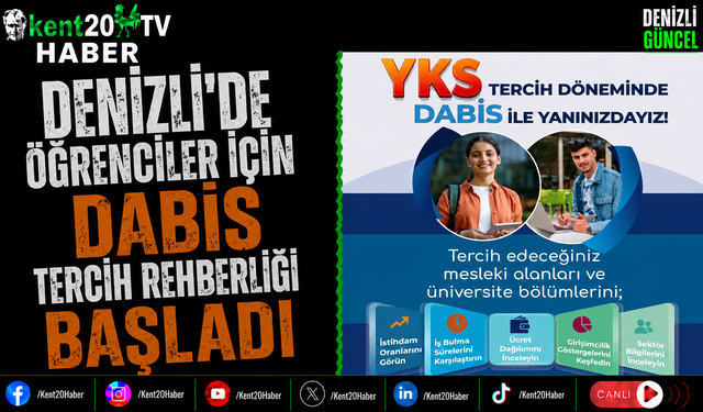 Denizli'de Öğrenciler İçin DABİS Tercih Rehberliği Başladı