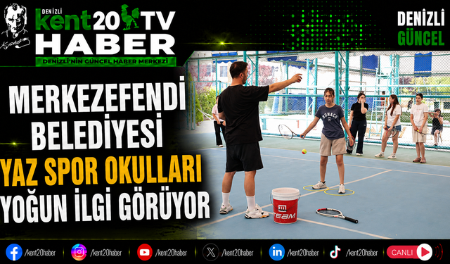 Merkezefendi Belediyesi Yaz Spor Okulları Yoğun İlgi Görüyor