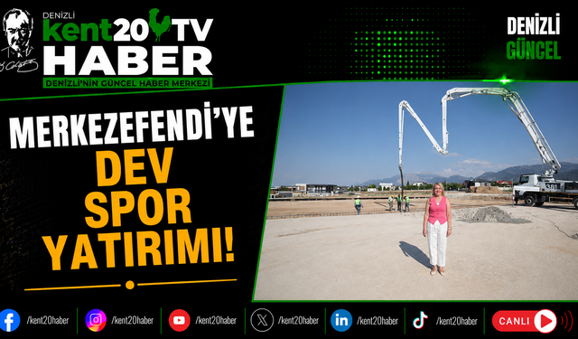 Merkezefendi'ye Dev Spor Yatırımı!