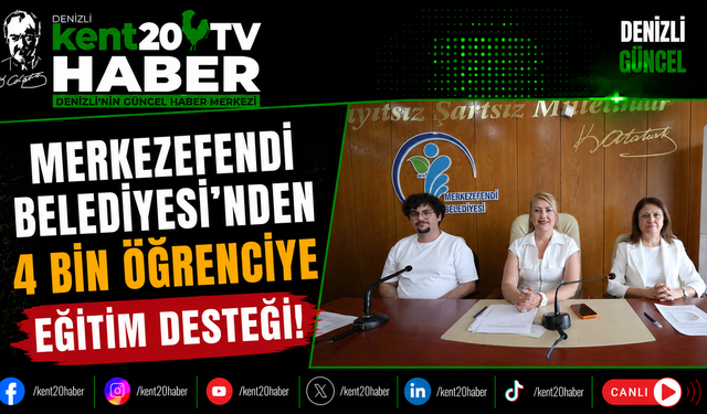 Merkezefendi Belediyesi'nden 4 Bin Öğrenciye Eğitim Desteği!