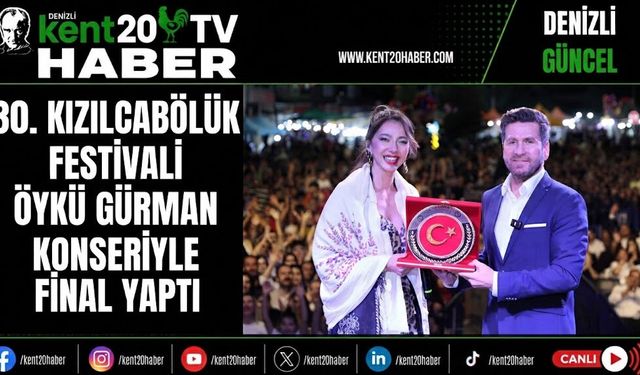 30. Kızılcabölük Festivali Öykü Gürman Konseriyle Final Yaptı