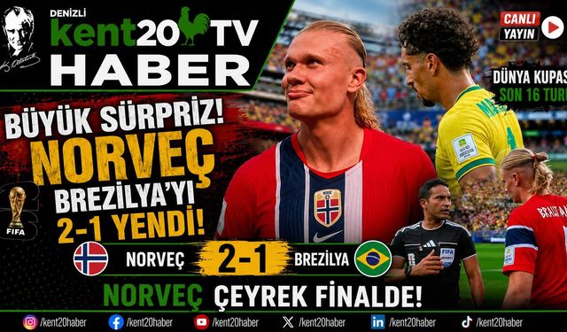 BÜYÜK SÜRPRİZ ! NORVEÇ BREZİLYA'YI 2-1 YENDİ