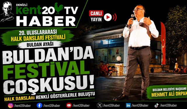 Buldan’da Uluslararası Halk Dansları Festivali Coşkusu
