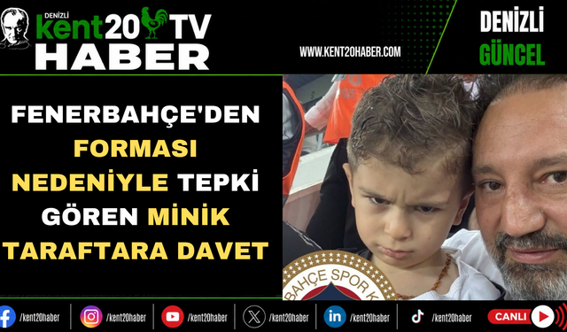 Fenerbahçe'den Forması Nedeniyle Tepki Gören Minik Taraftara Davet
