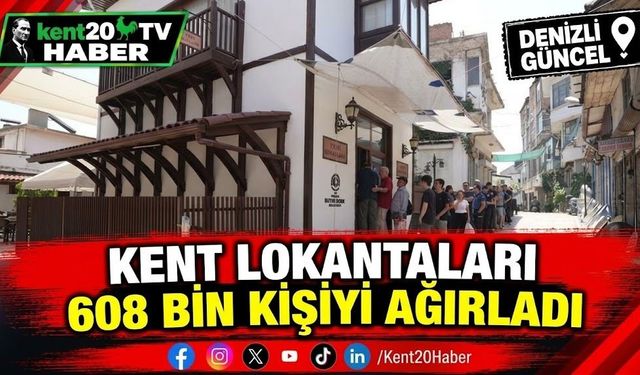 Kent Lokantaları 608 bin kişiyi ağırladı