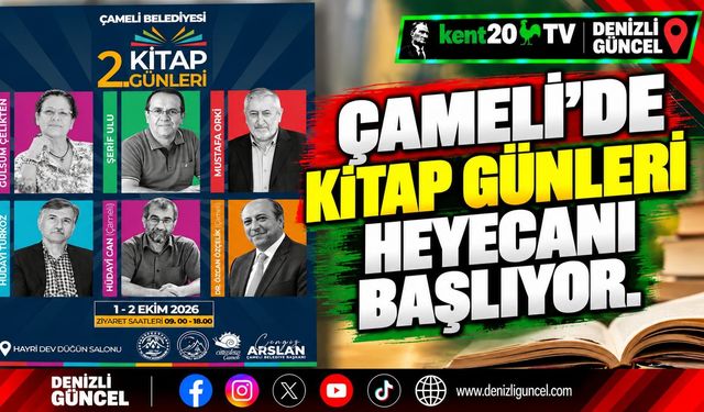 Çameli’de kitap günleri heyecanı başlıyor