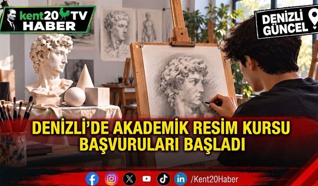 Denizli’de Akademik Resim Kursu Başvuruları Başladı