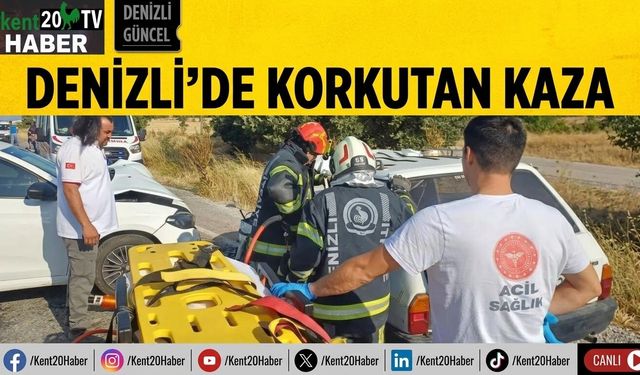 Denizli'de Korkutan Kaza