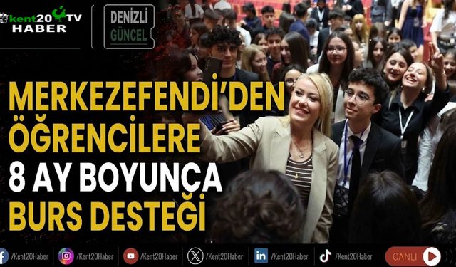 Merkezefendi’den öğrencilere 8 ay boyunca burs desteği
