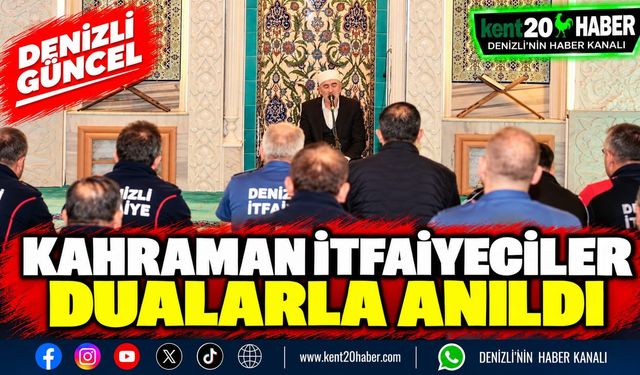 Kahraman İtfaiyeciler Dualarla Anıldı
