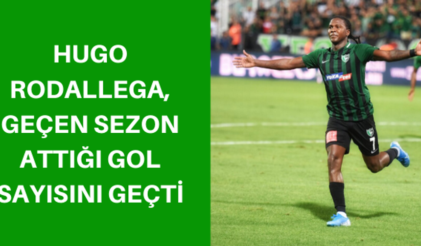 Denizlisporlu Rodallega, geçen sezon attığı gol sayısını geçti