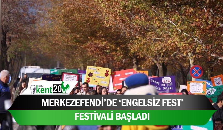 Merkezefendi’de ‘Engelsiz Fest’ festivali başladı